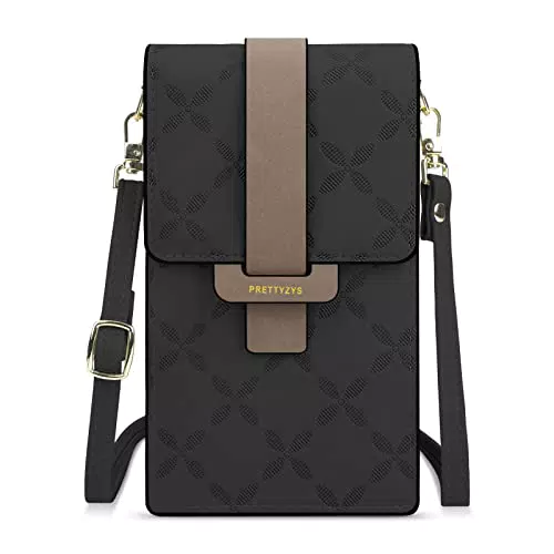 GOLDNICE Handytasche mit Geldbörse für Damen – PU-Leder Umhängetasche