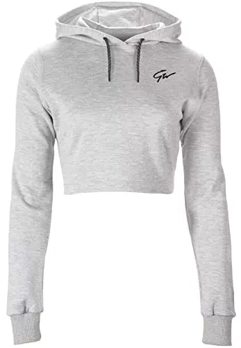 Gorilla Wear Pixley Crop Top Hoodie – funktionelles Sportoberteil für Training