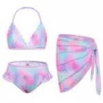 GRACE KARIN Mädchen Bademode Eleganter Baderock Swimsuit
