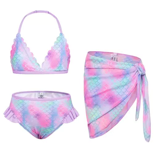 GRACE KARIN Mädchen Bademode Eleganter Baderock Swimsuit