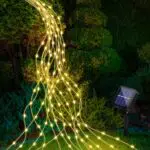 GuKKK Solar Lichterkette für Außen, wasserdicht IP65, 8 Modi, Garten Deko