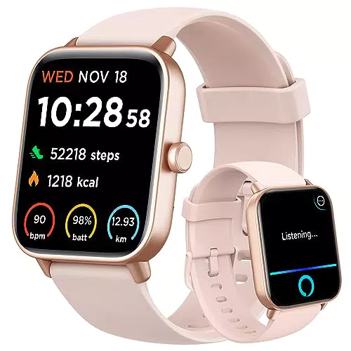 Gydom Smartwatch Herren mit Telefonfunktion Alexa Integriert 1.8" Damen Fitnessuhr 100+ Sportmodi