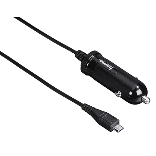 Hama microUSB Kfz-Ladekabel 2,4 A mit LED-Anzeige und Überladungsschutz