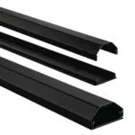 Hama Kabelkanal aus Aluminium – robuste Metall Kabelabdeckung für 5 Kabel