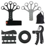 Handtrainer Set von [Markenname] – Verstellbarer Griff- und Fingertrainer für Krafttraining