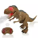 HANMUN RC Dinosaurier Tyrannosaurus für Kinder – Spielzeug mit Licht und Geräuschen