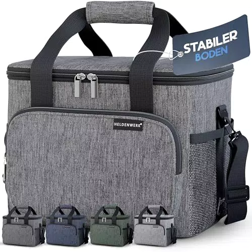 Kühltasche für Essen & Getränke - Isolierte Thermotasche auslaufsicher & wasserdicht