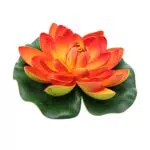 Hemoton Künstliche Lotusblume für Garten, Teich und Aquarium Deko
