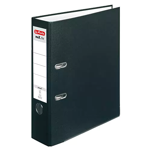 Herlitz maX.file protect Ordner A4 8 cm mit Einsteckrückenschild