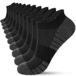 HIYATO 10 Paar Sneaker Socken Herren Damen, Atmungsaktive Sportsocken