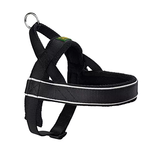 HUNTER RACING Norwegergeschirr, M-L, 60-75 cm, rot/schwarz