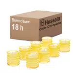 Hussala Glow Citronella Outdoorkerze - Brennzeit 18 Stunden