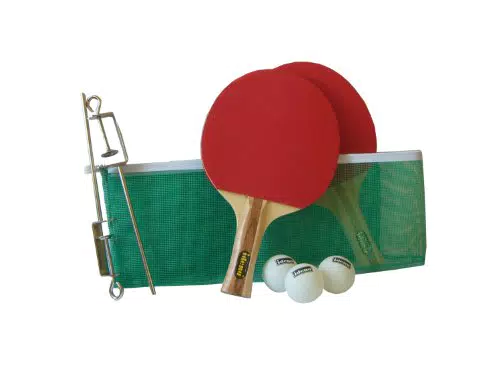 Idena Tischtennis Champset mit 2 Schlägern, Netz und Zubehör