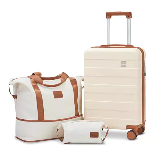 imomo Carry-On Gepäck Koffer mit Spinner Rädern - Hardside Modell 20"
