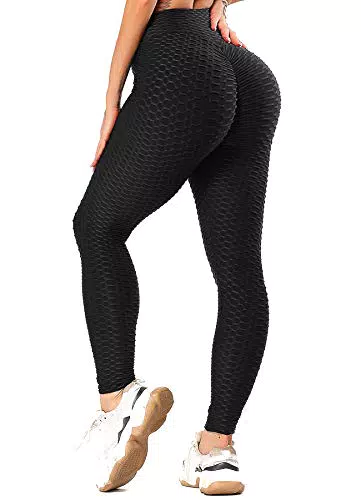 INSTINNCT Damen Hohe Taille Leggings Scrunch Butt Sportleggings mit Bauchkontrolle