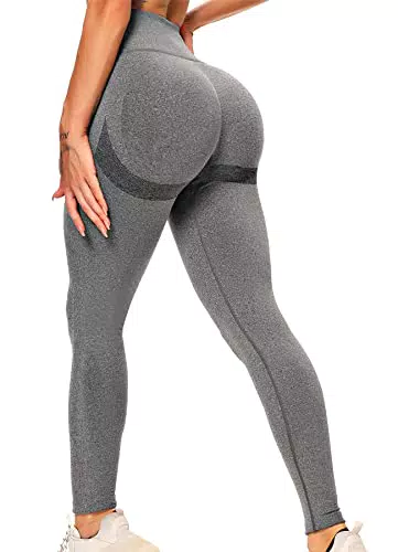 INSTINNCT Damen Yoga Leggings Slim Fit Sporthose mit Raffungen