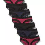 Iris & Lilly Damen Hipster-Unterwäsche Baumwolle und Spitze