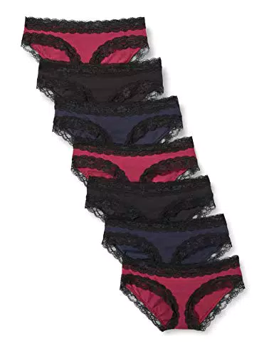 Iris & Lilly Damen Hipster-Unterwäsche Baumwolle und Spitze