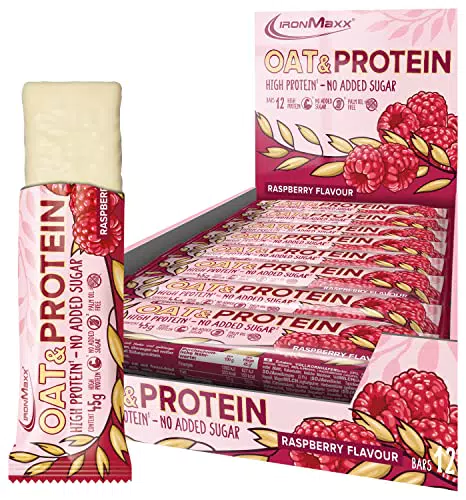 IronMaxx Oat & Protein Bar - Hochwertiger Proteinriegel ohne Zuckerzusatz