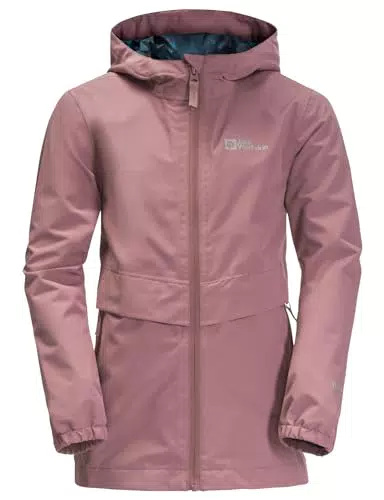 Jack Wolfskin Mädchen MALIMA Jacket G Regenjacke, Dark sea
