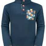 Jack Wolfskin Mädchen Villi Button Fleece Pullover