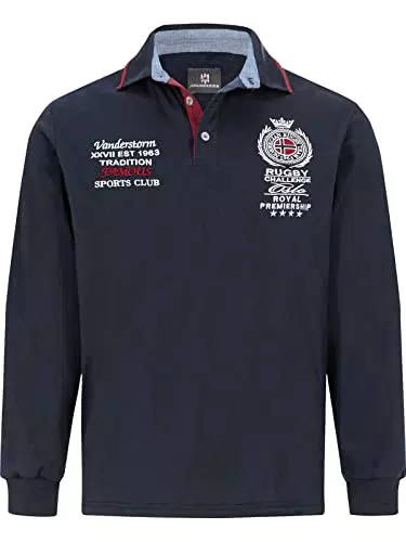 Jan Vanderstorm Herren Langarm Sweatshirt Sigvat - Dunkelblau