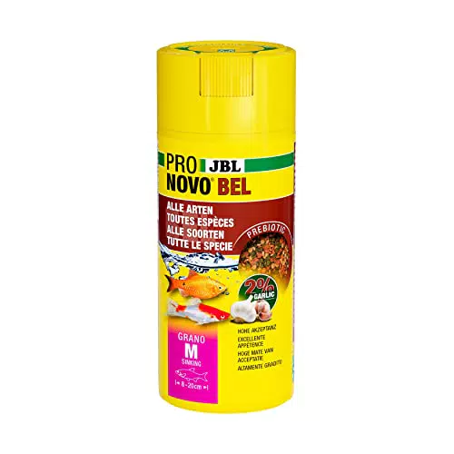 JBL PRONOVO BEL GRANO - Hauptfutter für Aquarienfische 8-20 cm, Fischfutter Granulat
