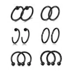JSDDE Nasenpiercing Ring Edelstahl für Damen und Herren – Piercing Schmuck