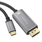 KabelDirekt USB C auf DisplayPort Adapter – 4K Video, 60 Hz, 2 m