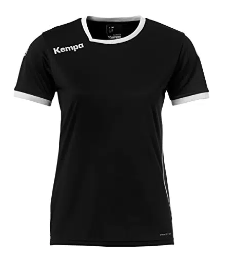 Kempa Damen Curve Damen Trikot, Schwarz/Weiß, XL EU