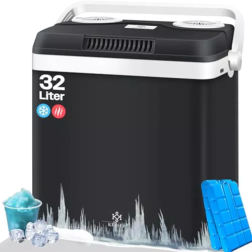 KESSER® Kühlbox Thermobox 32L - Thermoelektrische Kühl- und Wärmfunktion für Auto und Camping