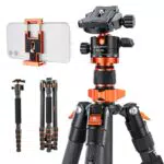 K&F Concept 172 cm Carbon Stativ mit Einbeinstativ-Funktion und 360° Kugelkopf