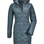 Killtec Skane Damen Parka mit abnehmbarer Kapuze und Daunenoptik