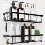 Kitsure Duschablage ohne Bohren – Rostfreier Badezimmer Organizer aus Edelstahl