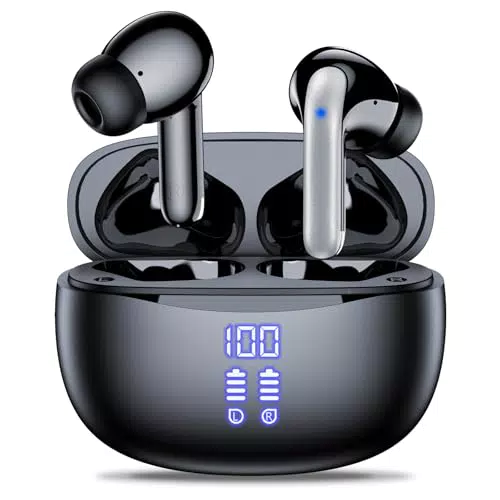 Bluetooth 5.3 In-Ear Kopfhörer mit 60 Std Spielzeit und ENC Lärmreduzierung