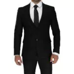 Kurt Suit Premium Herren Anzug Slim Fit 2-teilig aus Viskose sportlicher edler Abendanzug für Business Hochzeit Smoking Herrenanzug Sakko Set