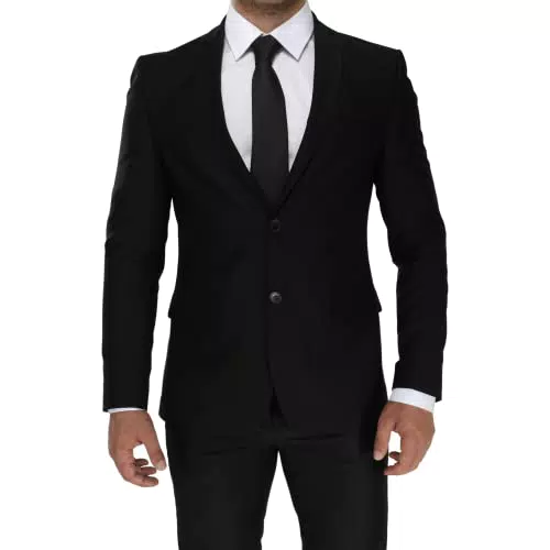 Kurt Suit Premium Herren Anzug Slim Fit 2-teilig aus Viskose sportlicher edler Abendanzug für Business Hochzeit Smoking Herrenanzug Sakko Set