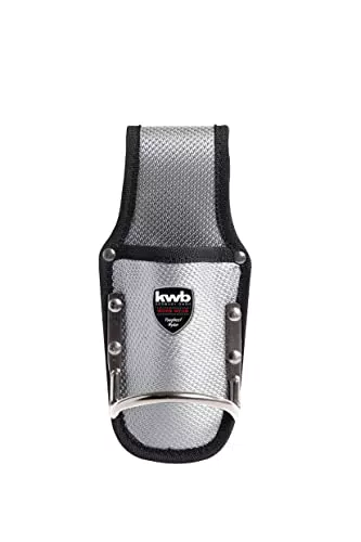 kwb Messertasche mit Hammerhalter aus strapazierfähigem Nylon für Dachdecker und Zimmerer