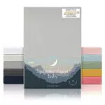 Laleni Basic Spannbettlaken für Babybett Kinderbett - Atmungsaktives Spannbetttuch aus 100% Baumwolle
