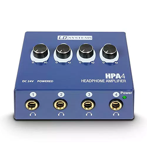LD Systems LDHPA4 Kopfhörerverstärker – 4-Kanal Audioverstärkung