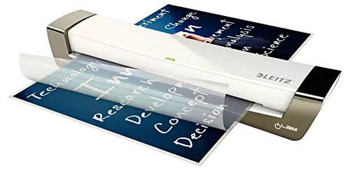 Leitz A3 Laminiergerät iLam 72530084 für 80-125 µm Laminierfolien, schnell und effizient
