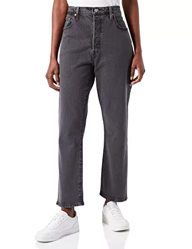 Levi's Damen 501 Crop Jeans,Black Heart
