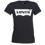 Levi's Damen The Perfect Tee T-Shirt - Weißer Batwing-Print