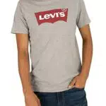 Levi's Herren Graphic Set-in Neck T-Shirt, Graphic H215 Midtone Htr Grey