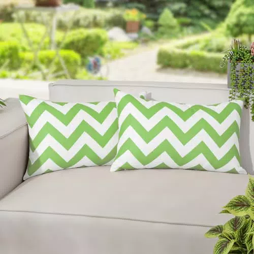 Lewondr Wasserdichte Kissenbezüge für Outdoor-Couches, Dekorative Kissen