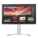 LG Electronics 27UP85NP-W 4K UHD Monitor, 3840 x 2160, 16:9, VESA DisplayHDR 400