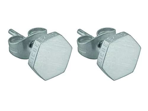 LIEBESKIND Damen-Ohrstecker Edelstahl mattiert - LJ-0069-E-07