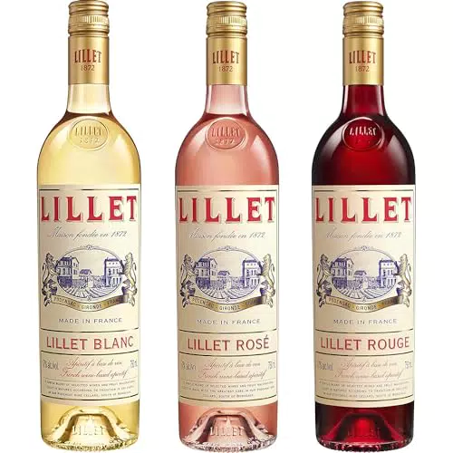 Lillet Rosé Französischer Weinaperitif - Fruchtig-frischer Geschmack - Cabernet Sauvignon