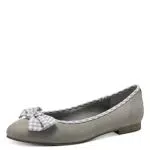 Marco Tozzi Damen Ballerinas Flach mit Schleife