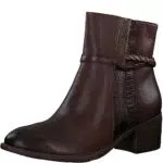 Marco Tozzi Damen Stiefeletten mit Blockabsatz aus Kunstleder